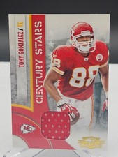 2008 Donruss Threads Century Stars Materials #144/250 Tony Gonzalez #CS-14 HOF