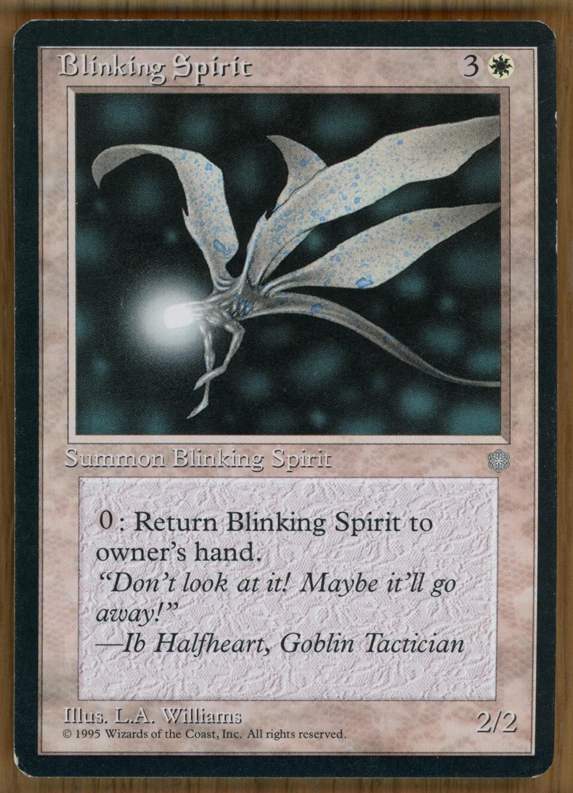 Blinking Spirit ~ Rare ~ Ice Age ~ Slightly Played!!