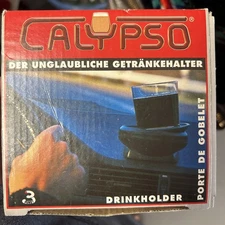 Vintage 3 Punkt NOS Calypso Car Automobile Boat Automatic Pivoting Drink Holder