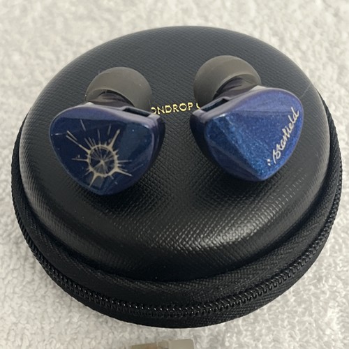Moondrop Starfield Blue In-Ear Wired Detachable Earphones With Case Rare