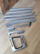 BMW E46 Limo Touring Alu Silver Cube Trim Interieurleisten Dekorleisten Aluminum