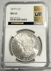 1879-S Morgan Silver Dollar NGC MS63
