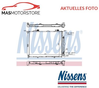 KÜHLER WASSERKÜHLER MOTORKÜHLER NISSENS 62689A P NEU OE QUALITÄT