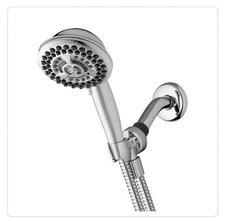 Waterpik PowerPulse 9-Spray Wall Mount Handheld Shower Head 1.8 GPM Chrome