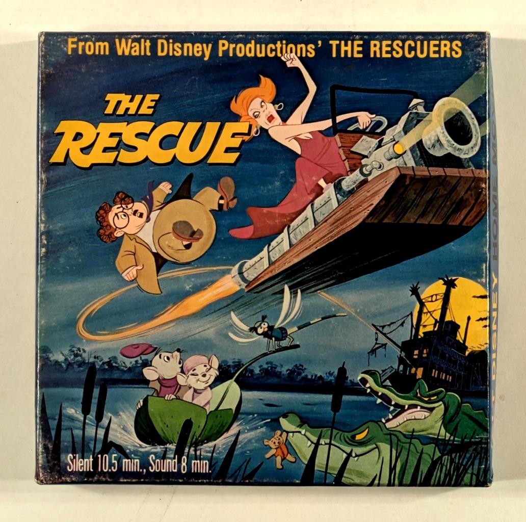 The Rescue / The Rescuers (1977) Animated Walt Disney Super 8mm Sound Movie 200'