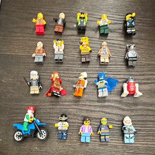 LEGO Minifigure Lot Batman Assorted Figures Accessories Motorcycle Rocket Figure
