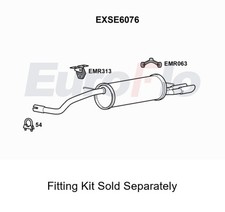 Rear Muffler Silencer Insert Exhaust System Fits Seat Ibiza EuroFlo EXSE6076