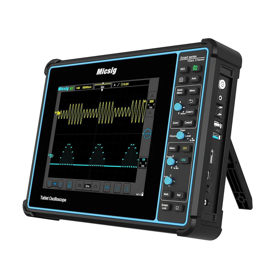 Micsig Digital Tablet Oscilloscope STO2002 2Ch Touch-P 200MHz 1GSa/s 70Mpts - Image 2 of 4