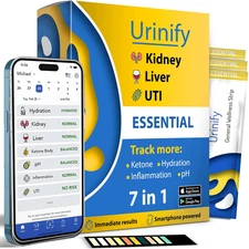 Mobile App Urine Test Strips -Trusted at Home Kidney and Liver Test Kit Urin