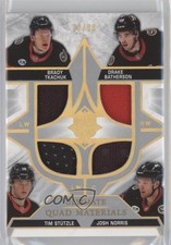 2021 Ultimate Collection Quad Materials 32/99 Brady Tkachuk Drake Batherson 1l9a