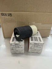 Pass and Seymour 5269-X Extra-Hard-Duty 15A Straight Blade Plug Lot Of 2