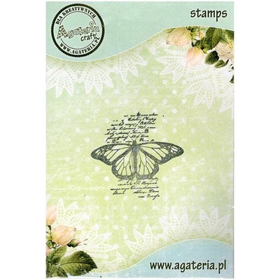 AGATERIA - Transparent Stempel Motivstempel Clear Stamp - Schmetterling 
