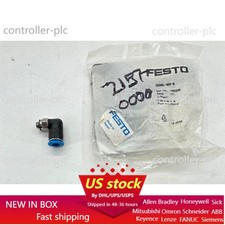 US FREE TAX 10 PCS New Festo QSML-M5-6 153335 Push-in L-fitting