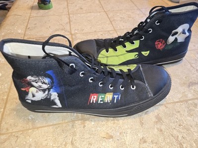 Broadway Musical converse style sneakers Rent Wicked Les Miserables Mens 12 14