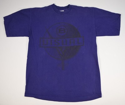 Bugle Boy Single Stitch 90's Blue Black Visual Short Sleeve Shirt