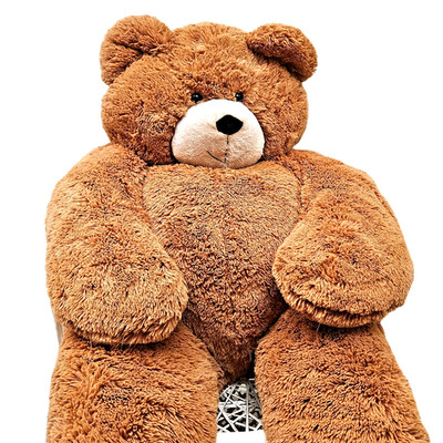 Vermont Teddy Bear Co Giant 4' ft Hunka Love Brown Bear Big 48'' Life Size Plush