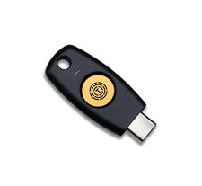FIDO2 U2F Security Key Passkey Two-Factor Authentication 2FA USB Key PIN To...
