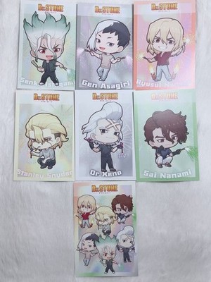 Dr.STONE Complete Postcard Set Character Cards New 80s Style Gift