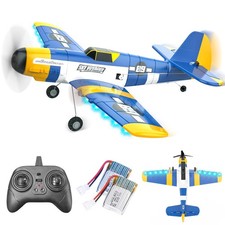 BEZGAR HQ089 RC Plane, Drones for 13 inches x 12 x 5 inches, Blue 