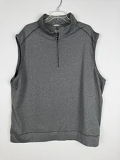 Cutter & buck 2XB CB dry tech 50 UPF Men’s Vest gray 