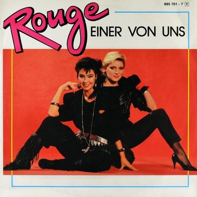 7'' ROUGE ex ARABESQUE Einer von uns JASMIN VETTER orig. JUPITER 1987 NEUWERTIG!