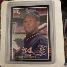 Kirby Puckett 1985 Donruss Baseball Rookie Card RC #438 Minnesota Twins HOF. rookie card picture