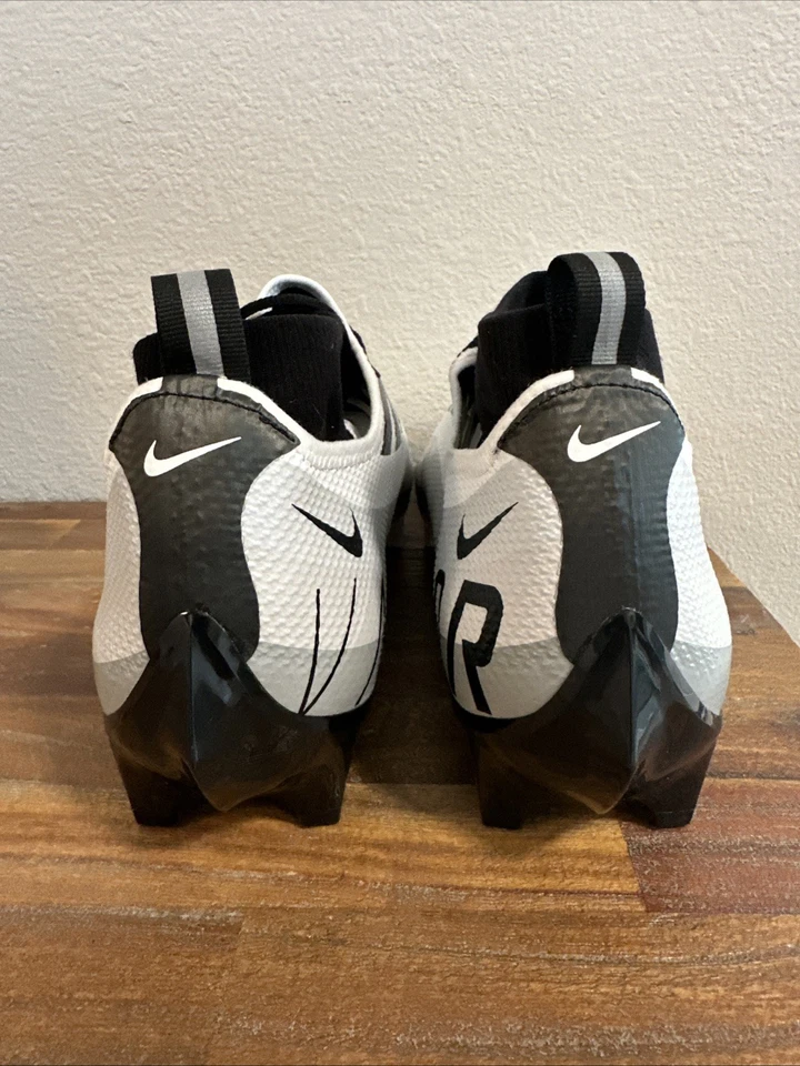 Nike Vapor Edge Pro 360 Football Cleats White/Gray/Black DQ3670-100 Men Sz 12.5 - Image 4 of 4