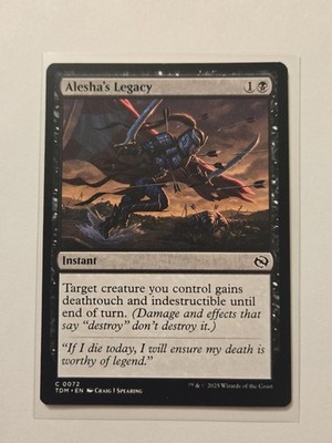 Alesha's Legacy - 72 - Tarkir Dragonstorm - NM - Instant - C