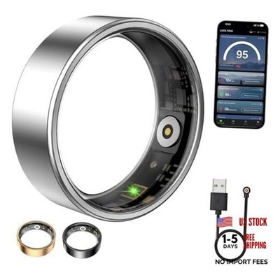 Smart Ring for Women & Men, Fitness Tracker with Heart Rate, Blood Oxygen, 