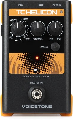 TC-Helicon VoiceTone E1 Vocal Echo and Delay Pedal