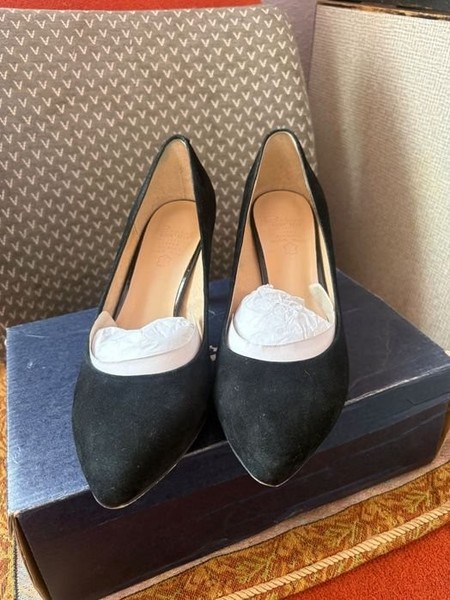 Women Respect Heels Black Suede 36