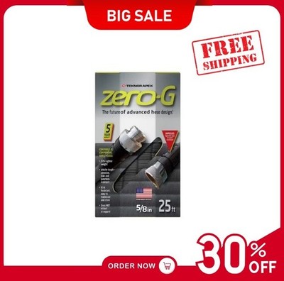 Zero-G Teknor Apex 5/8-in x 25-ft Premium -Duty Kink Free Woven Gray Hose