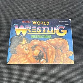 Nintendo NES - Tecmo World Wrestling - TESTED -
