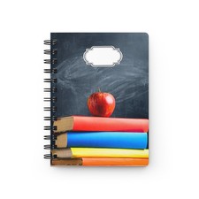 School Supply Doodle Spiral Bound Journal Back to School 150 Page Lined Notebook