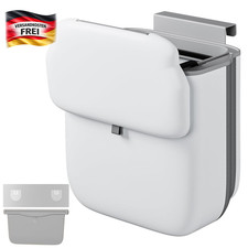 Faltbarer 10L K&uuml;chendie M&uuml;lleimer Wasserdicht mit Deckel f&uuml;r K&uuml;che Bad Camping