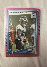 2025 Panini Donruss - Rated Rookie Andrew Mukuba#380 Optic Preview Pink Prizm RC