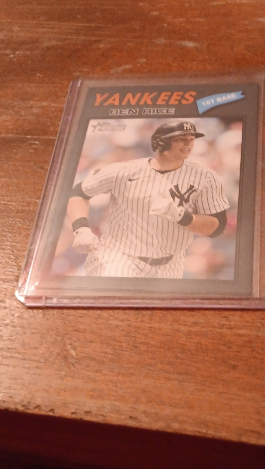 Topps Ben Rice Yankees 2025 Heritage Rookie #406 Baseball Sports Trading Card