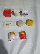Lot of 8 Vintage McDonald's Changeables Robot Food Transformers 1987-1990