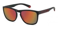 Polaroid PLD 2161/S Black Red/Red 57/18/140 Unisex Sonnenbrillen