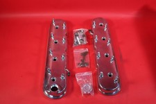 Gm Ls Polished Cast Aluminum Tall Valve Covers Coil Mounts Ls1 Ls2 Ls3 5.3 6.0