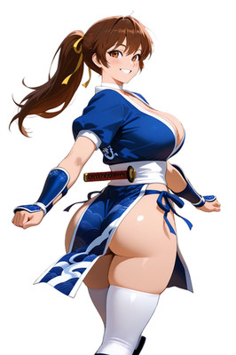 Kasumi Dead or Alive Waifu Weatherproof Anime Sticker 6'' Car Decal