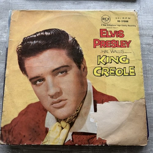 ELVIS PRESLEY king creole 1958 UK RCA SILVER SPOT 1ST PRESSING PLAYTESTED