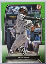 Lenyn Sosa 2023 Bowman Neon Lime Green RC /399 #26 Chicago White Sox