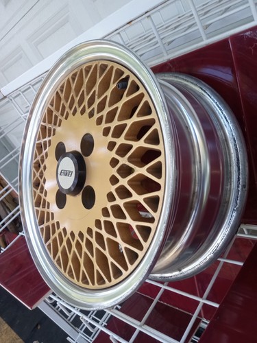1985 ENKEI NeoClassic 92 Gold Mesh (1) Rim 13"×5.5J +38 Wheel Lug 4×100 Vintage - Picture 6 of 24