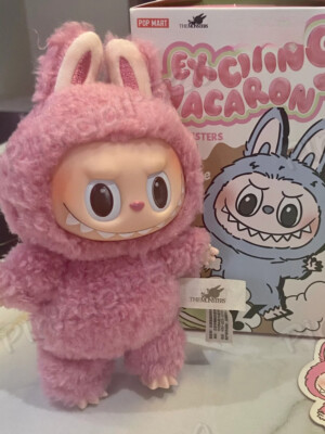 POP MART LABUBU-The Monsters-Macaron-Plush Dolls Figure