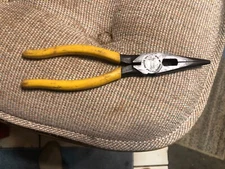 8NCR Pliers, Long Nose Side Cutters, Strip 8-Inch