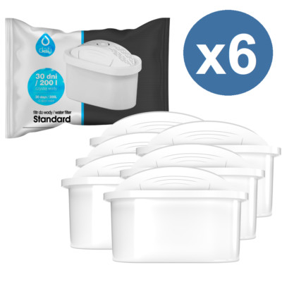6x Dafi Unimax Wasserfilter Kartuschen kompatibel mit PearlCo Unimax