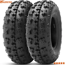 Set 2 21X7-10 Sport ATV Tires Halberd Premium 4Ply 21X7X10 Race UTV Lightweight