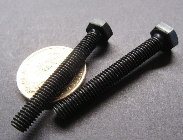 Viti A Testa Esagonale M6 X 45 Mm Classe 10.9, 50 Pezzi - Basic, Finitura Nera - Foto 2