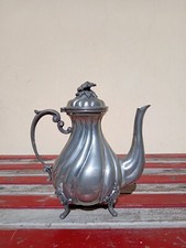 Teiera peltro  SN Nazaro peltro 95% punzonata con marchio Vintage